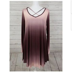 Mittoshop ombre tent dress